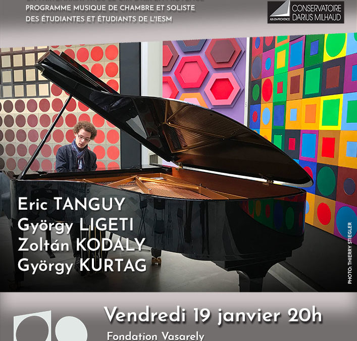 Concert exceptionnel à la fondation Vasarely – musique de chambre et soliste – Vendredi 19 janvier 2024 – 20h