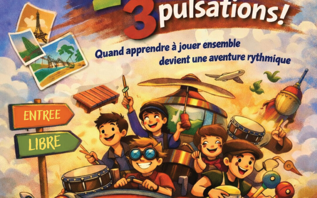 1 pulsion, 2 pulsions, 3 pulsations ! – Spectacle musical de Marie PULLEUX – Projet artistique à vocation pédagogique – Conservatoire TPM site de la Seyne-sur-Mer – Lundi 23 mars 2026 – 19h30