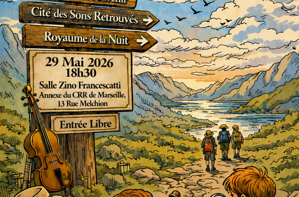 MUSIQUE OÙ ES-TU ? – Voyage musical – Projet artistique à vocation pédagogique – Conservatoire Pierre Barbizet – Marseille – Vendredi 29 mai 2026 – 18h30